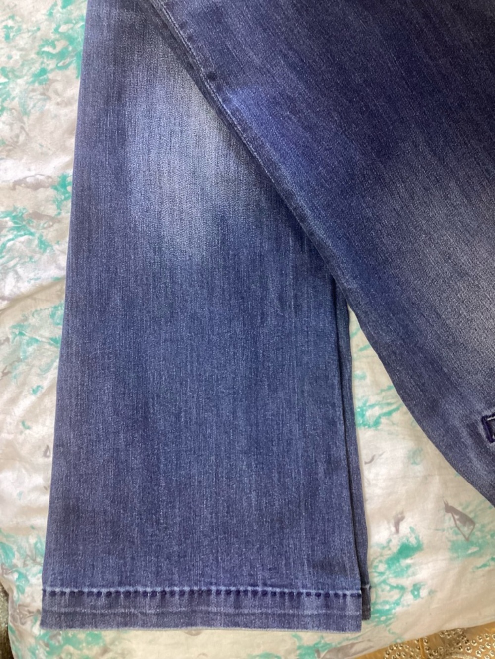 Vtg Miss Me Dark Blue High-Rise Leg Jeans with Sailor/Military Style Buttons 25 - Picture 5 of 11